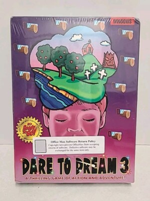 Dare to Dream 3 Windows PC Computer Games IBM Tandy Floppy Factory Sealed