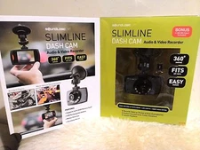 New  SOUNDLOGIC XT - SLIMLINE DASH CAM - AUDIO & VIDEO RECORDER 1080p w/ 4gb SD 