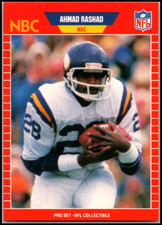 1989 Pro Set #28 Ahmad Rashad - Announcers  FREE SHIPPING!
