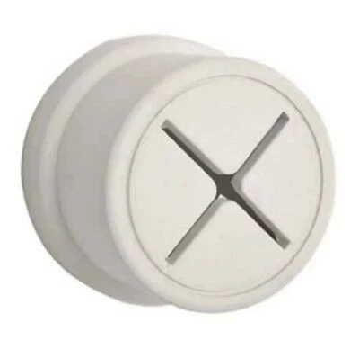 SISI UK LTD Push In Soft Rubber White 1 2 3 Hole Tea Towel Cloth Holder Kitchen Bathroom