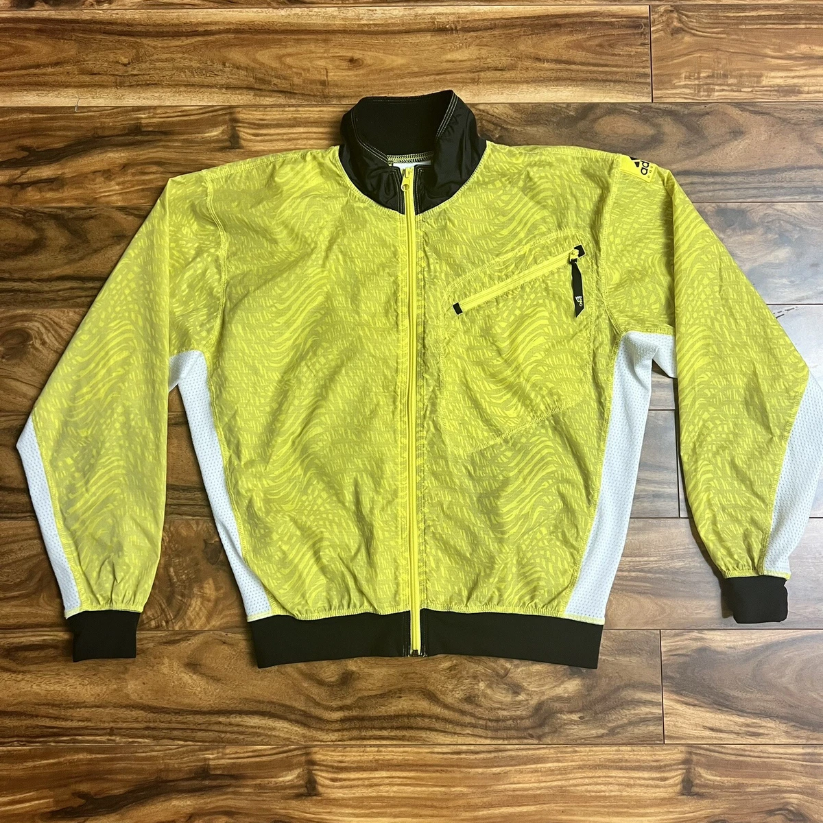 Adidas neon hotsell windbreaker