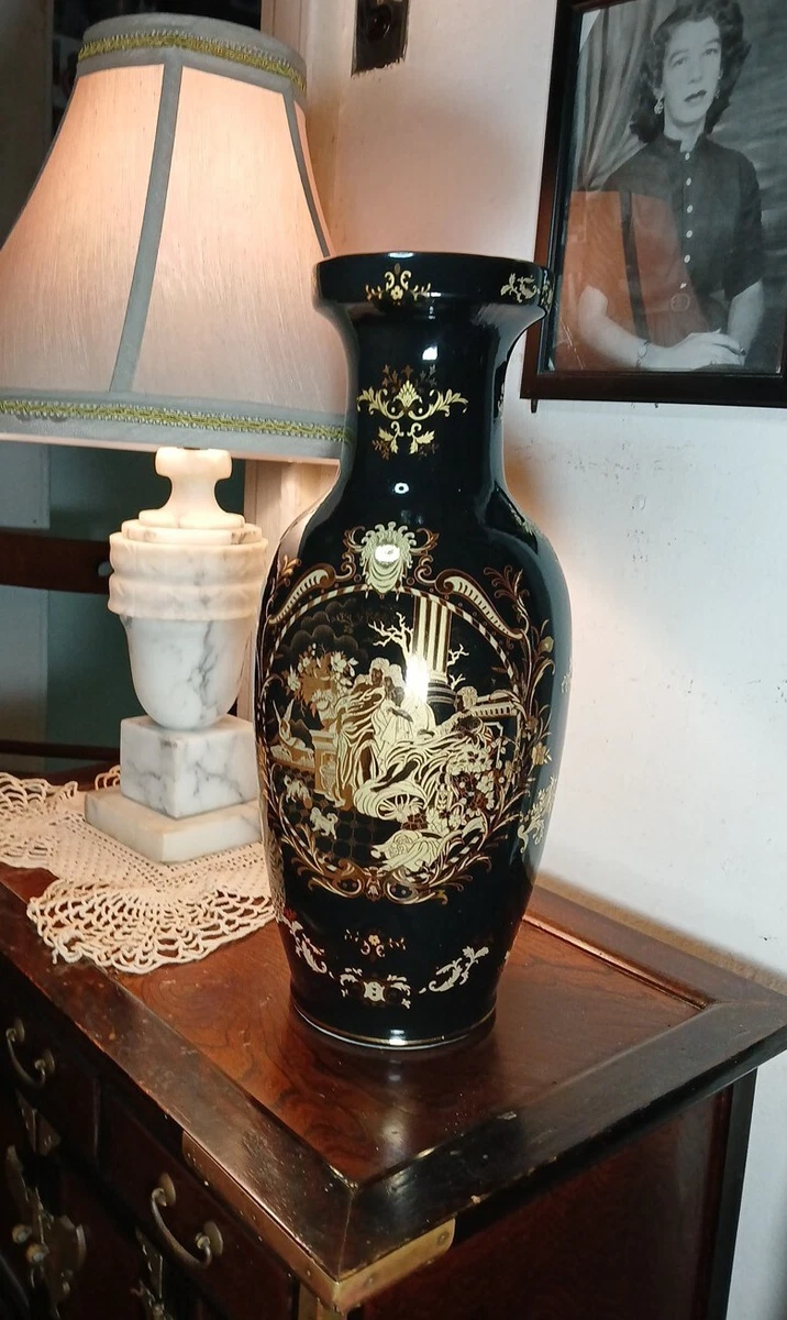 陶瓷黑色古董原创中国风花瓶| eBay