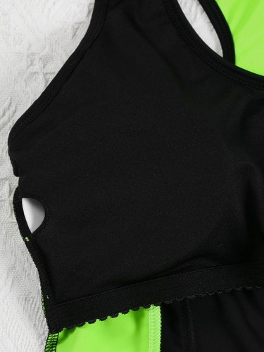 iEFiEL Damen Badeanzug Bauchweg Sportlich Schwimmanzug mit Bein Badebekleidung - Bild 82 von 153