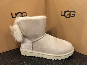 ugg classic mini fluff bow boot