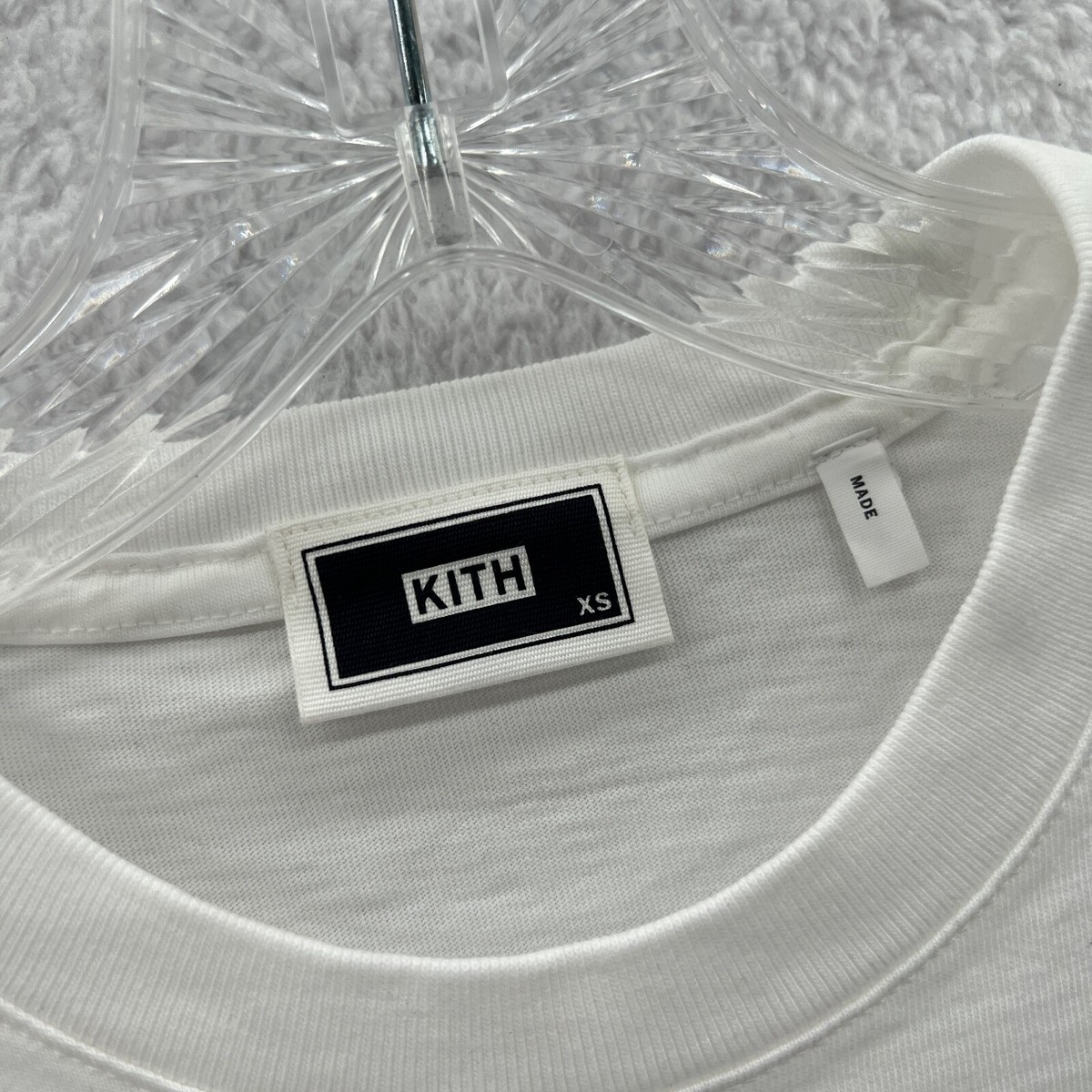 New Kith Tennis Shirt Mens XS Relaxed White Vintage Tee New Kith Tennis Shirt Mens XS Relaxed White Vintage Tee