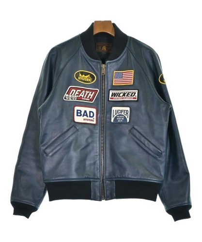HYSTERIC GLAMOUR Motercycle Jackets Navy M 2200560023046