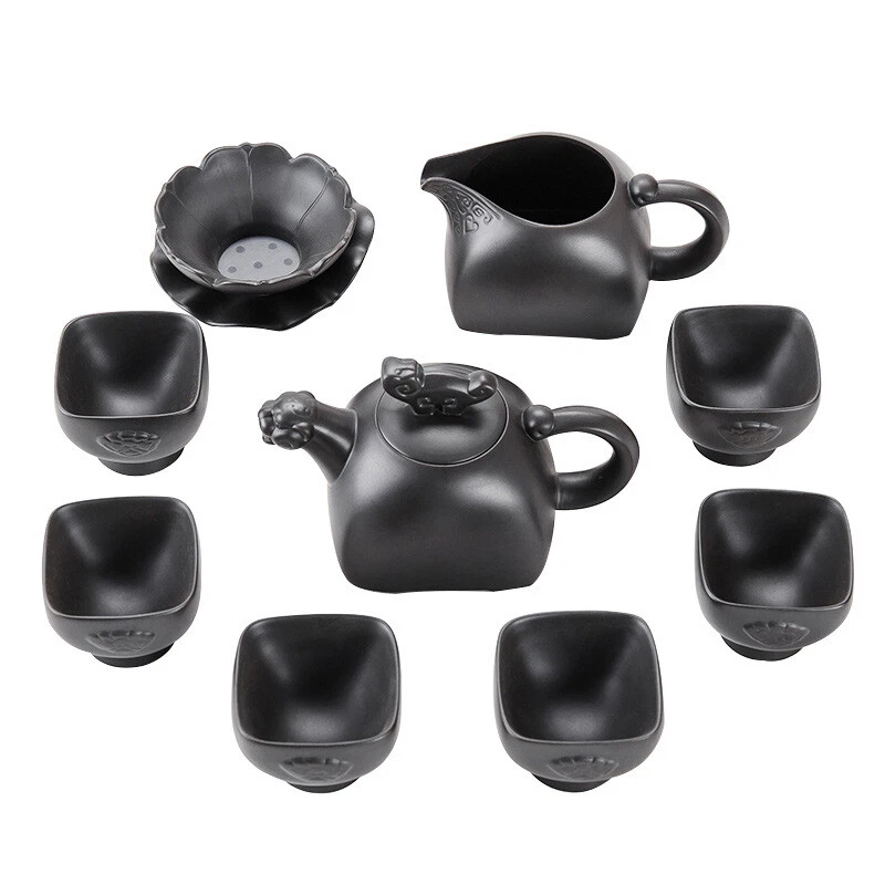 Полный чайный набор True Yixing Zisha чайник кувшин соответствующий чай чашка фильтр сетка - Изображение 2 из 4