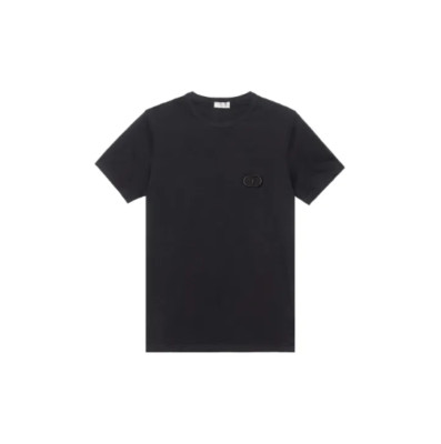DIOR ブラック ロゴプリント シャツ 38 Christian Dior Vintage Logo T-shirts #38 Top Black White