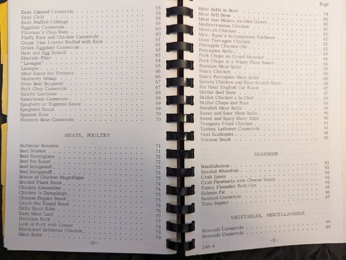 Vintage Kochbuch Lieblingsrezepte - General Motors Girls Club of Detroit 1974-75 - Bild 6 von 9