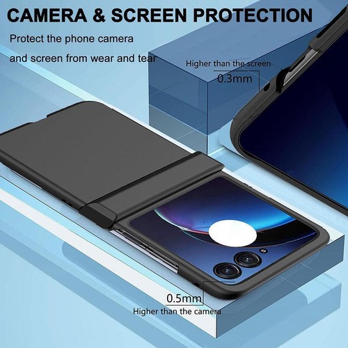 For Razr 40ultra 3in1 Slim Matte Hard Case Cover+Screen Protector M8O8 - Zdjęcie 4 z 21