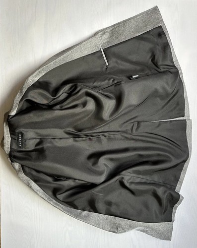 LAVEER Women's Blazer Silver Gray Black Shimmer Blend Size 6 - Picture 9 of 15
