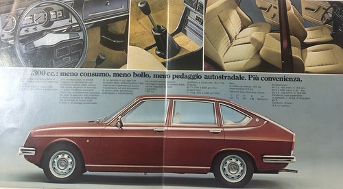 Leaflet Lancia beta 1300 - Picture 2 of 3