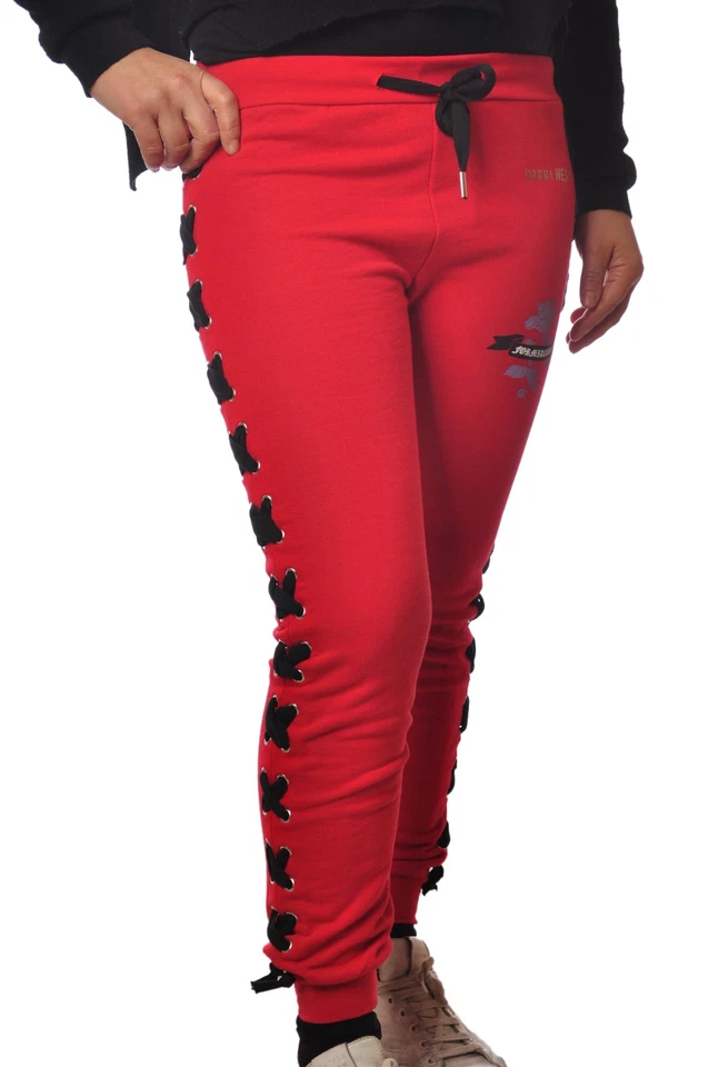 Happiness  -  Pantaloni - Donna - Rosso - 4491624A181356 - Immagine 2 di 4