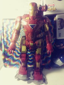 walking iron man toy
