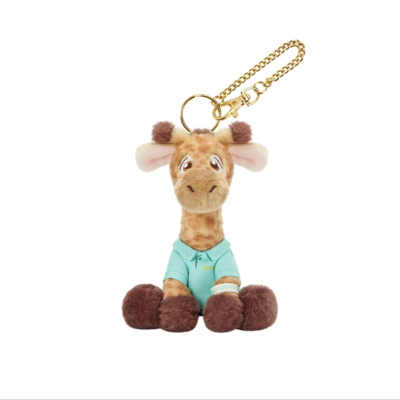 Disney 2025 authentic Zootopia giraffe plush keychain 5in shanghai