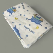 Noah's Ark Billie Potts Cotton Fitted Crib Sheet Baby Nursery Made Canada 28x52