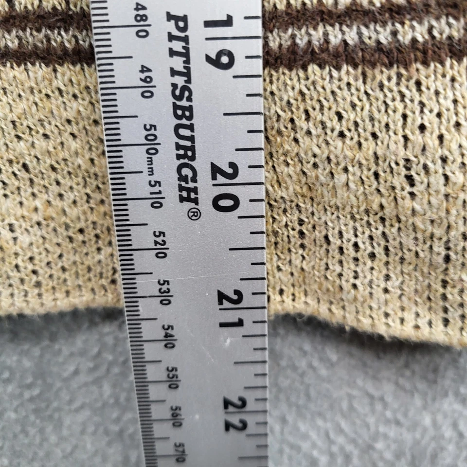 Top de mujer Denim & Supply Ralph Lauren mediano marrón tejido recortado Thunderbird LEER Foto 4 de 4