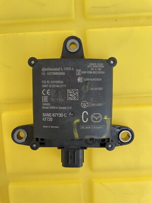 2017-2018 Mazda 3 Blind Spot Monitor Control Module KF720 BANE-67Y30-C OEM