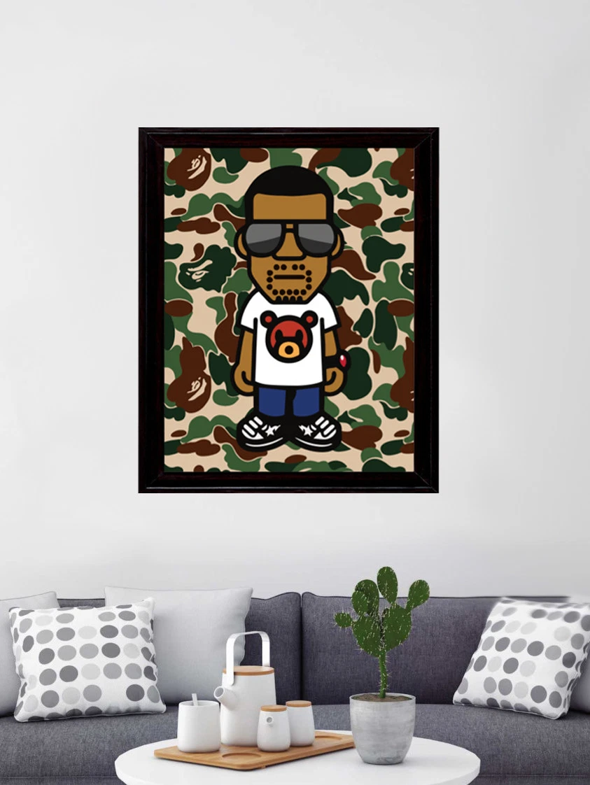 Bathing top ape cartoon