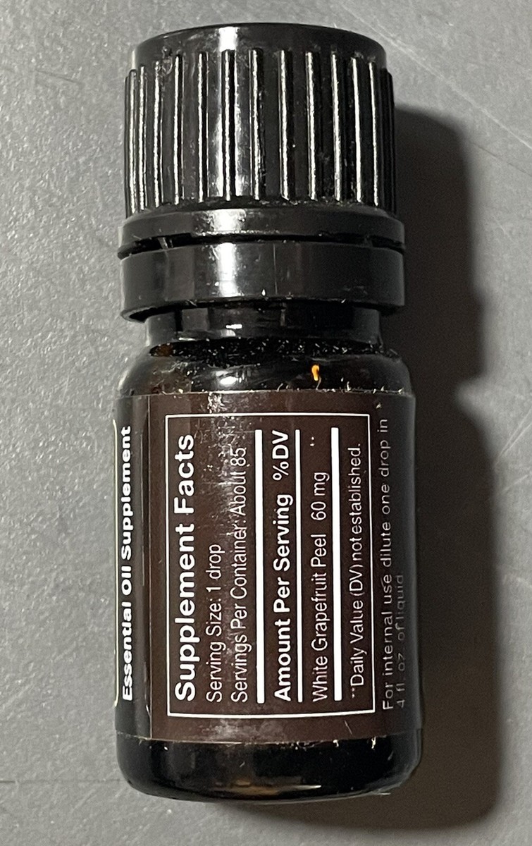 DoTERRA WHITE GRAPEFRUIT ESSENTIAL OIL 5 ML NEW SEALED EXP