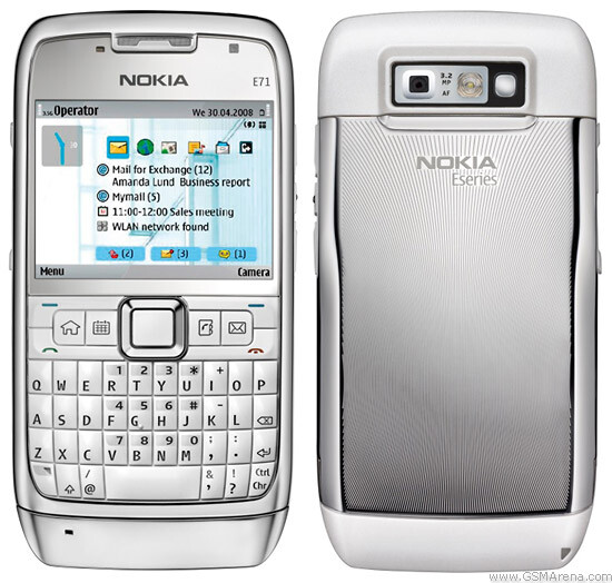 Nokia E71 - 128 MB - White Steel (Unlocked) for sale online | eBay