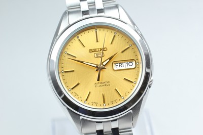 seiko 5 snkl23 gold
