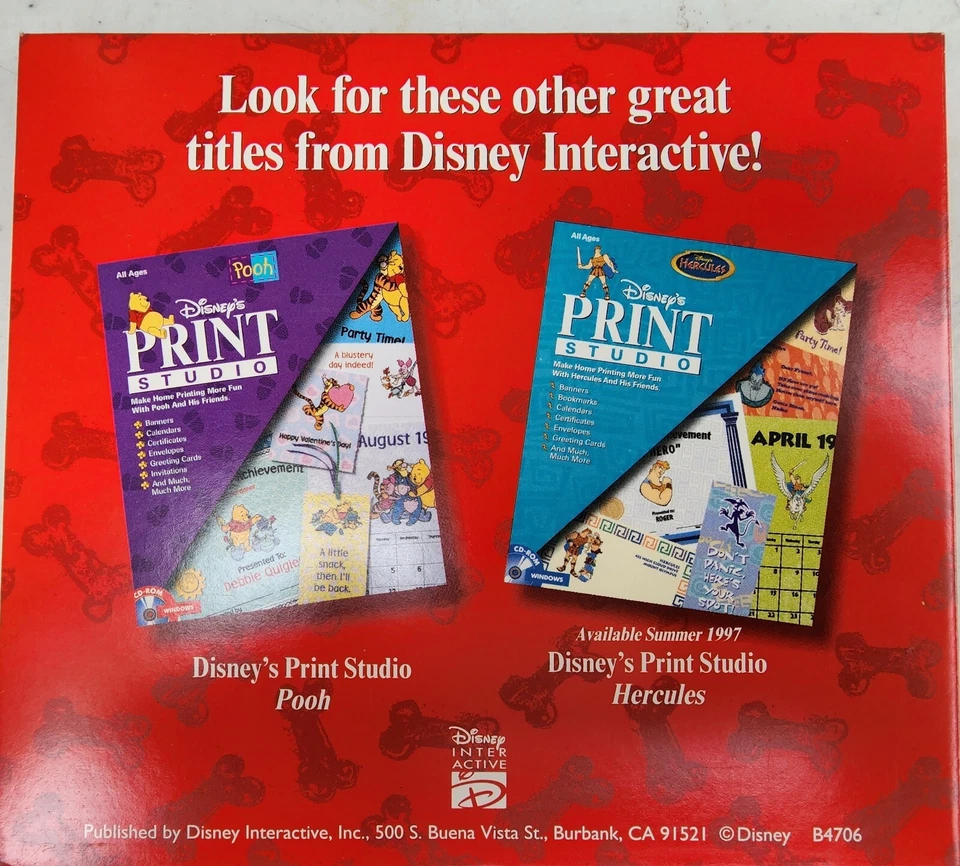 Vintage Disney 101 Dalmatians Print Studio PC 1997 - Image 2 of 4