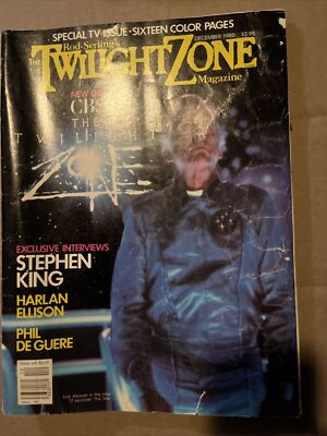 Twilight Zone Mag Anne Rice Lestat Harlan Ellison December 1985