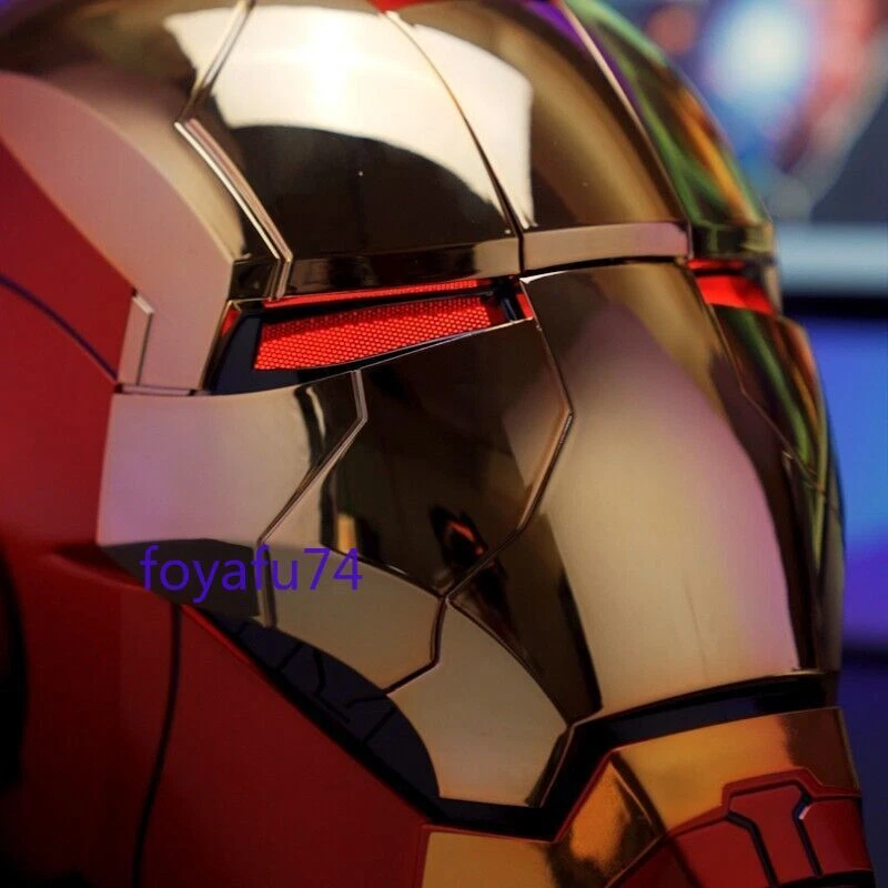 Iron Man 1:1 MK5 Jarvis Deformable Control por Voz Casco Usable Máscara de Navidad Foto 4 de 4