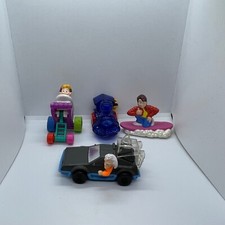 Back To The Future McDonalds Happy Meal Toys Lot of 4 1991 Delorean Hoverboard