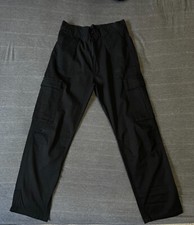 Men's Cargo Work Trousers Heavy Duty Stretch Casual Trousers Size Small
