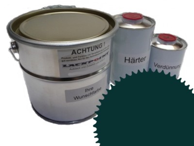 7 Liter Set 2K Automotive Paint Ral 5020 Ocean Blue Matte No Clear Lackpoint Ne