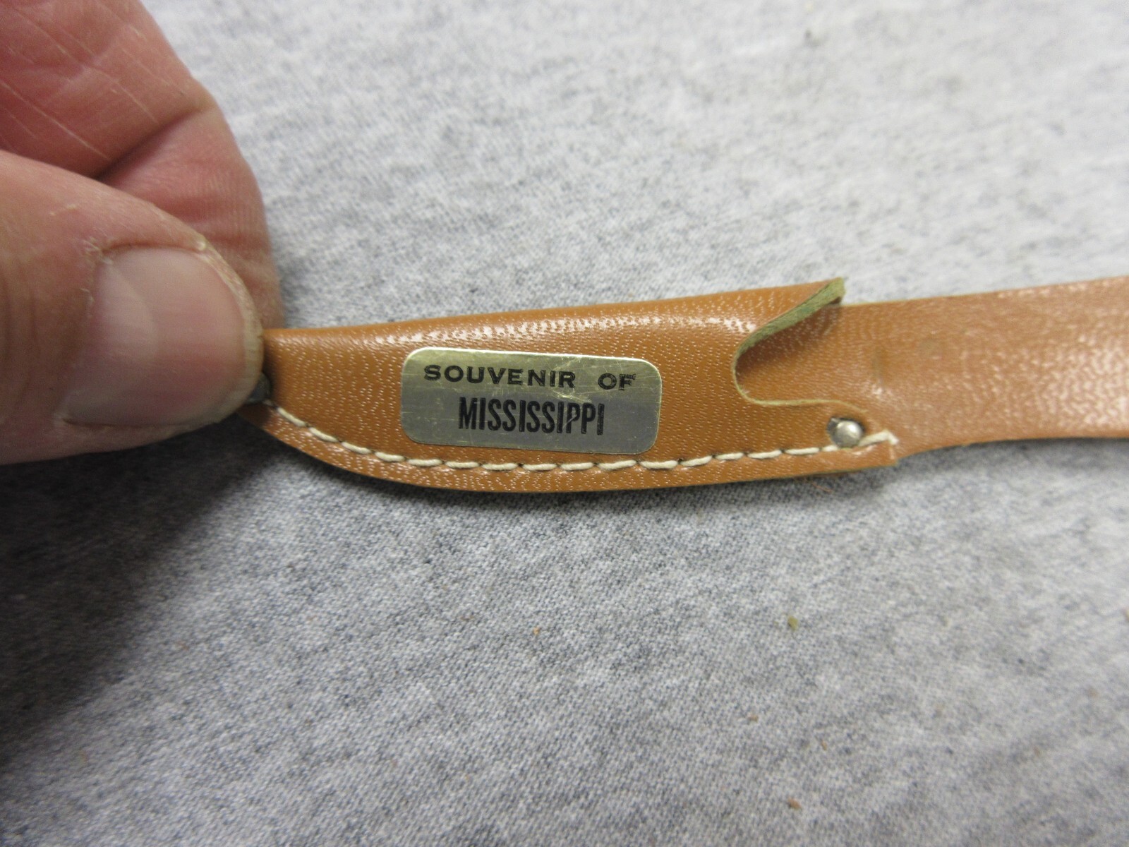 vintage miniature souvenir Mississippi & USA fixed blade knives lot F