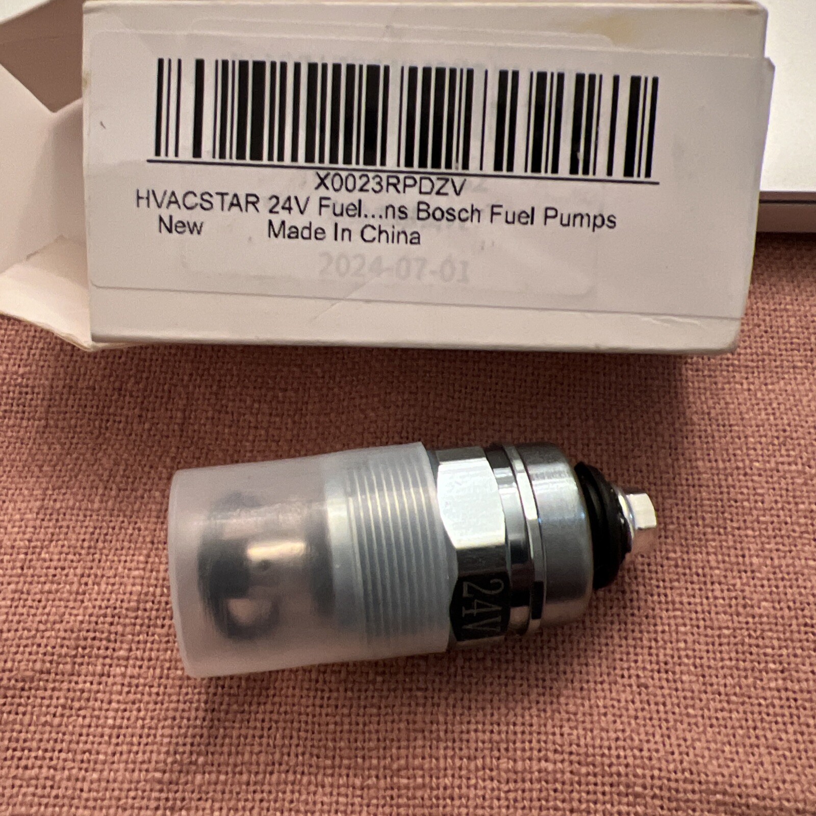 Fuel Shut-Off Solenoid Valve 79082108 For Cummins Bosch F002D13641 24V