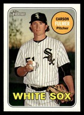 2018 Topps Heritage #123 Carson Fulmer Card Chicago White Sox
