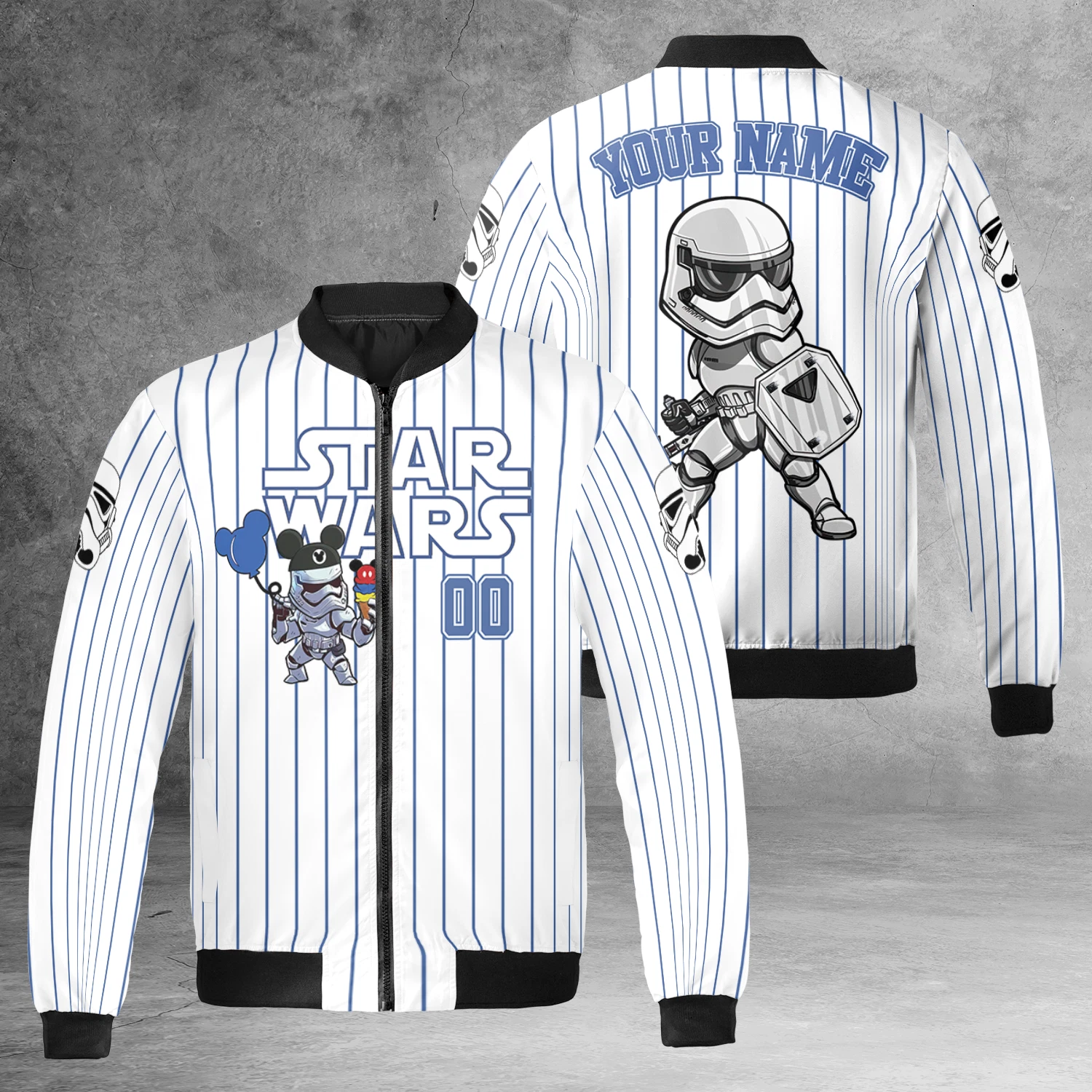 Personalized Never Too Old For Stormtrooper Galaxy's Edge Star Wars Jacket