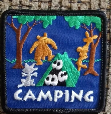 Camping - GSA activity fun patch