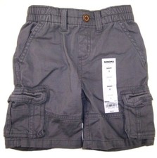 Sonoma Little Boys Size 4 or 7X Pull On Cargo Shorts NWT Charcoal Gray