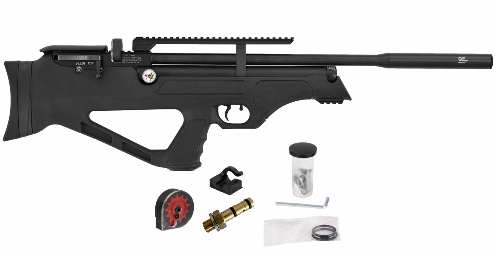 Hatsan FlashPup SYN QE .177 Cal PCP Side Lever Air Rifle