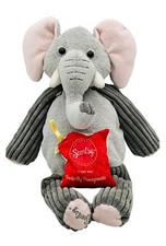 Scentsy Buddy Ollie Elephant Plush Gray Pomegranate Scent Retired Stuffed 15 in