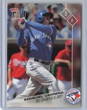 2017 Topps Now #OD-68 Ezequiel Carrera Toronto Blue Jays