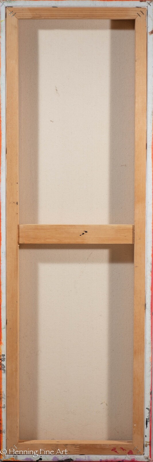 Contemporary Abstract Expressionist Jean Luc Thebaud Acrylic Painting