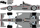 GREENLIGHT 2017 #2 Josef Newgarden / Penske Racing, Verizon 1/64 Diecast 10773
