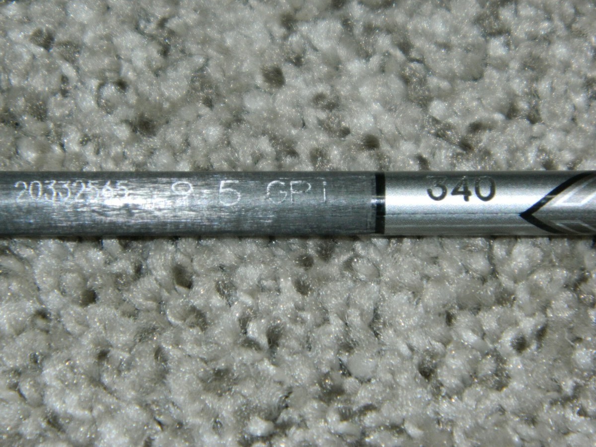 New 12 Easton Axis SPT 340 Spine 5mm Arrows- 9.5 GPI-Cut/Insert Av