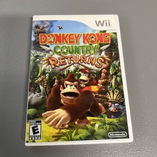 Donkey Kong Country Returns (Nintendo Wii, 2010) Complete w/ Manual Tested