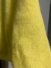 Mohair Sweater Blended Fluffy Fuzzy Turtle Neck Super Soft Pullover