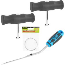 BGS AUTOGLAS SCHNEIDEDRAHT-SET f&uuml;r FRONTSCHEIBE AUSTRENNDRAHT MONTAGESATZ 4-tlg.