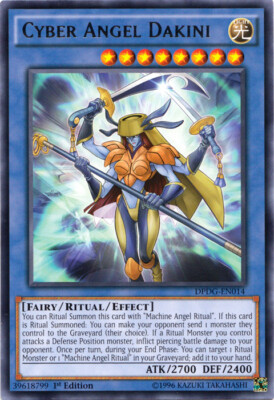 YGO-3x-Near Mint-Cyber Angel Dakini - DPDG-EN014 - Rare - 1st Edition-Duelist Pa