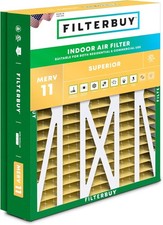 Filterbuy 21x27x5 Pleated Air Filters AC Furnace Replacement for Trane MERV 11 