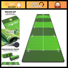 Indoor Golf Putting Mat 26"x9ft, Practice Green with Distance Marks, Home Traini